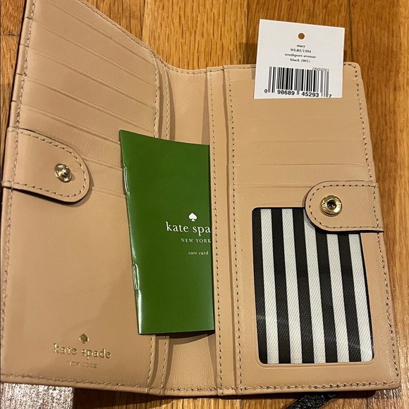 Kate Spade Textured Black Wallet - Picture 2 of 3